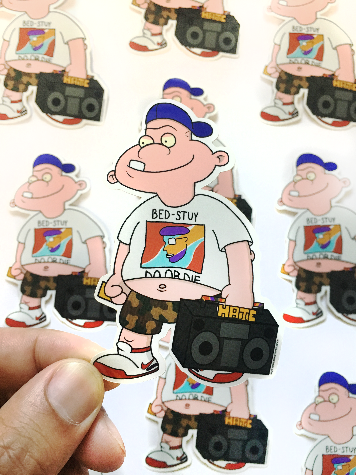 Hey Arnold! x DTRT Sticker Set