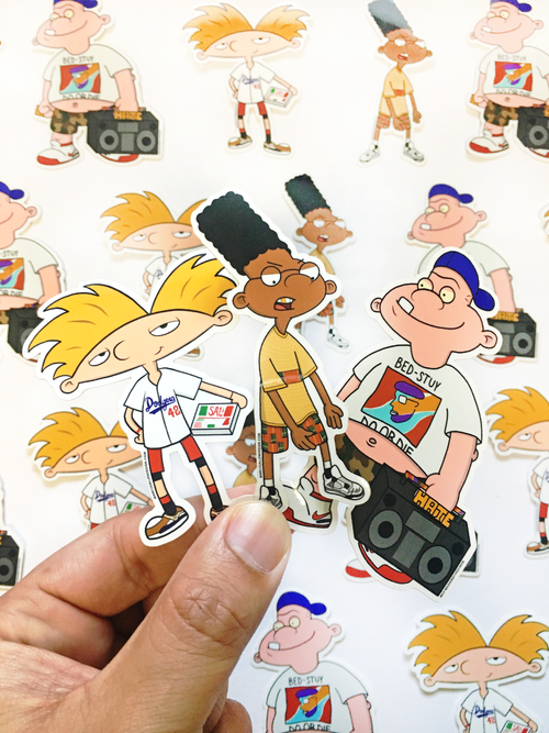 Hey Arnold! x DTRT Sticker Set