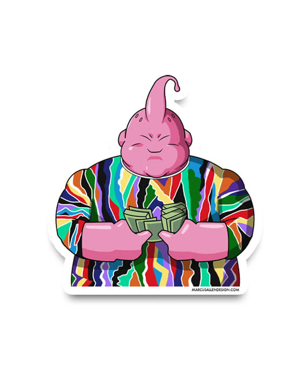 Majin Biggie Sticker