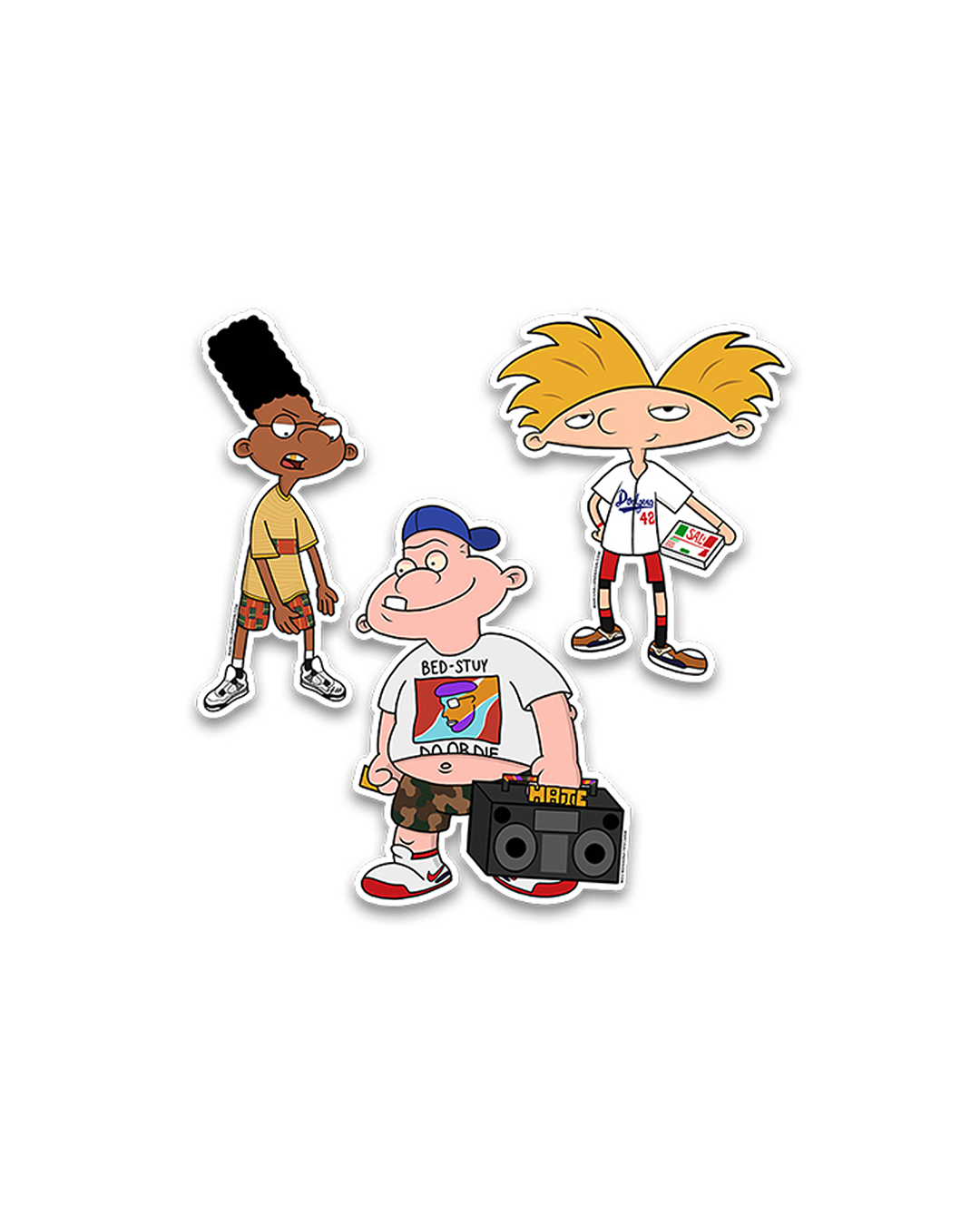 Hey Arnold! x DTRT Sticker Set