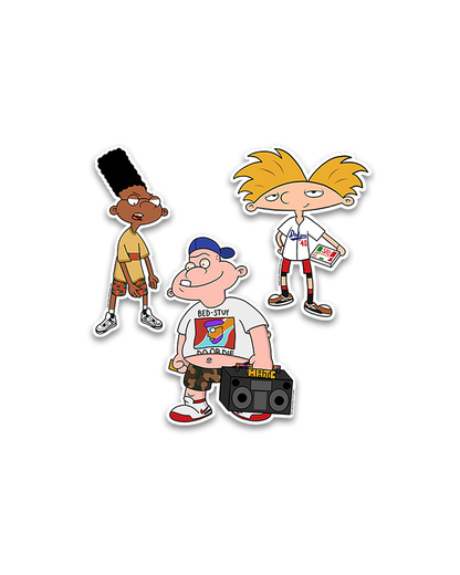 Hey Arnold! x DTRT Sticker Set